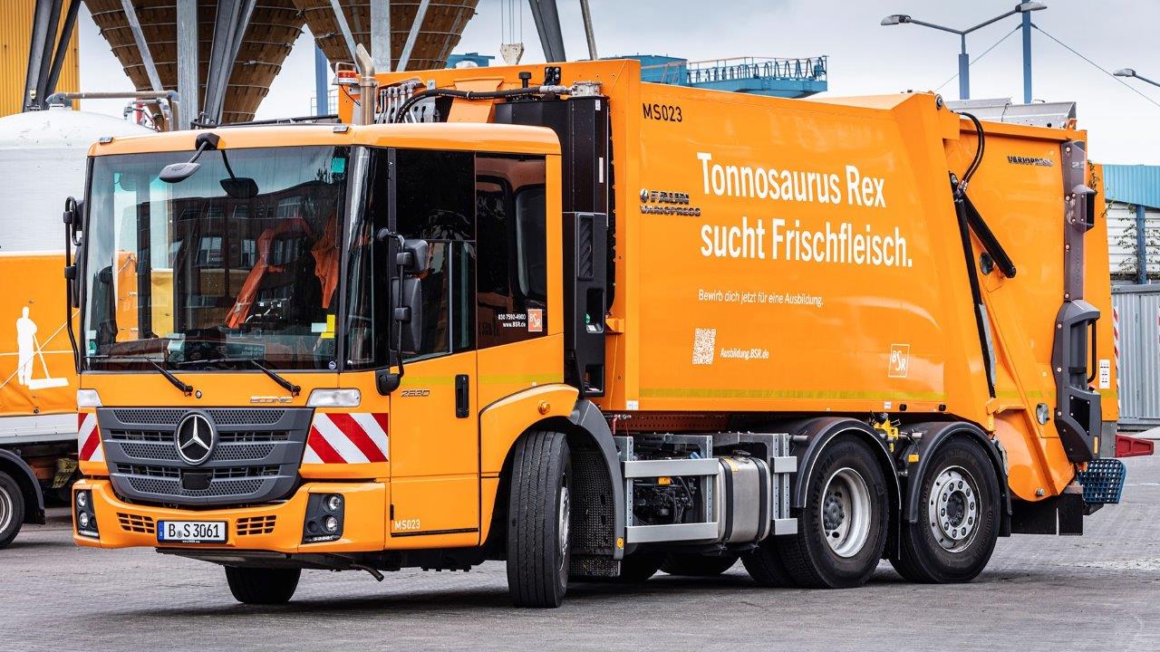 Schmalere Müllfahrzeuge für Berlin
