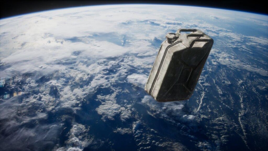 Batteriepaket der Raumstation ISS schlägt in Wohnhaus ein